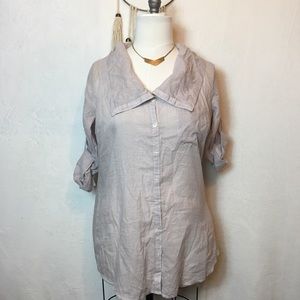Wide Collar Blouse